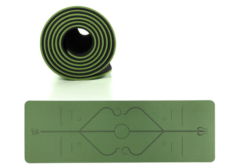 TPE Yoga Mat Non Slip Carpet - AhDohNai