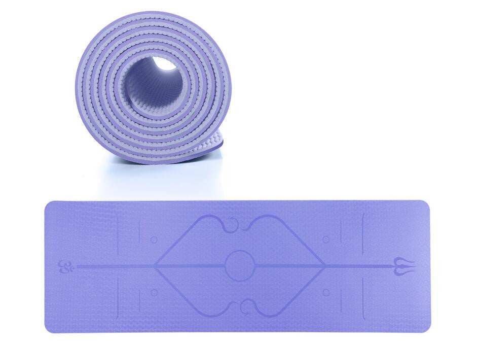 TPE Yoga Mat Non Slip Carpet - AhDohNai