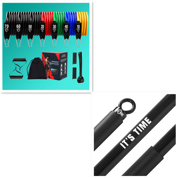 Fitness Tpe Latex 11 Piece Set Tensioner - AhDohNai